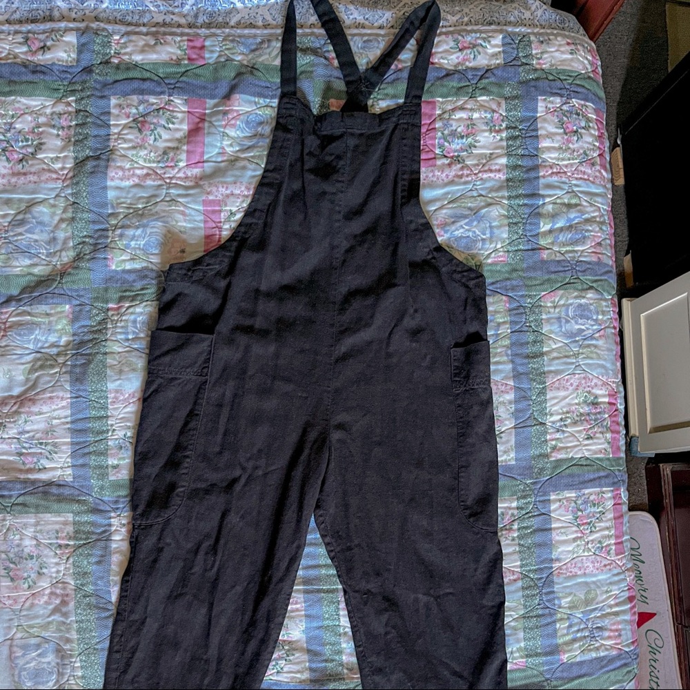 BDG Black Overalls